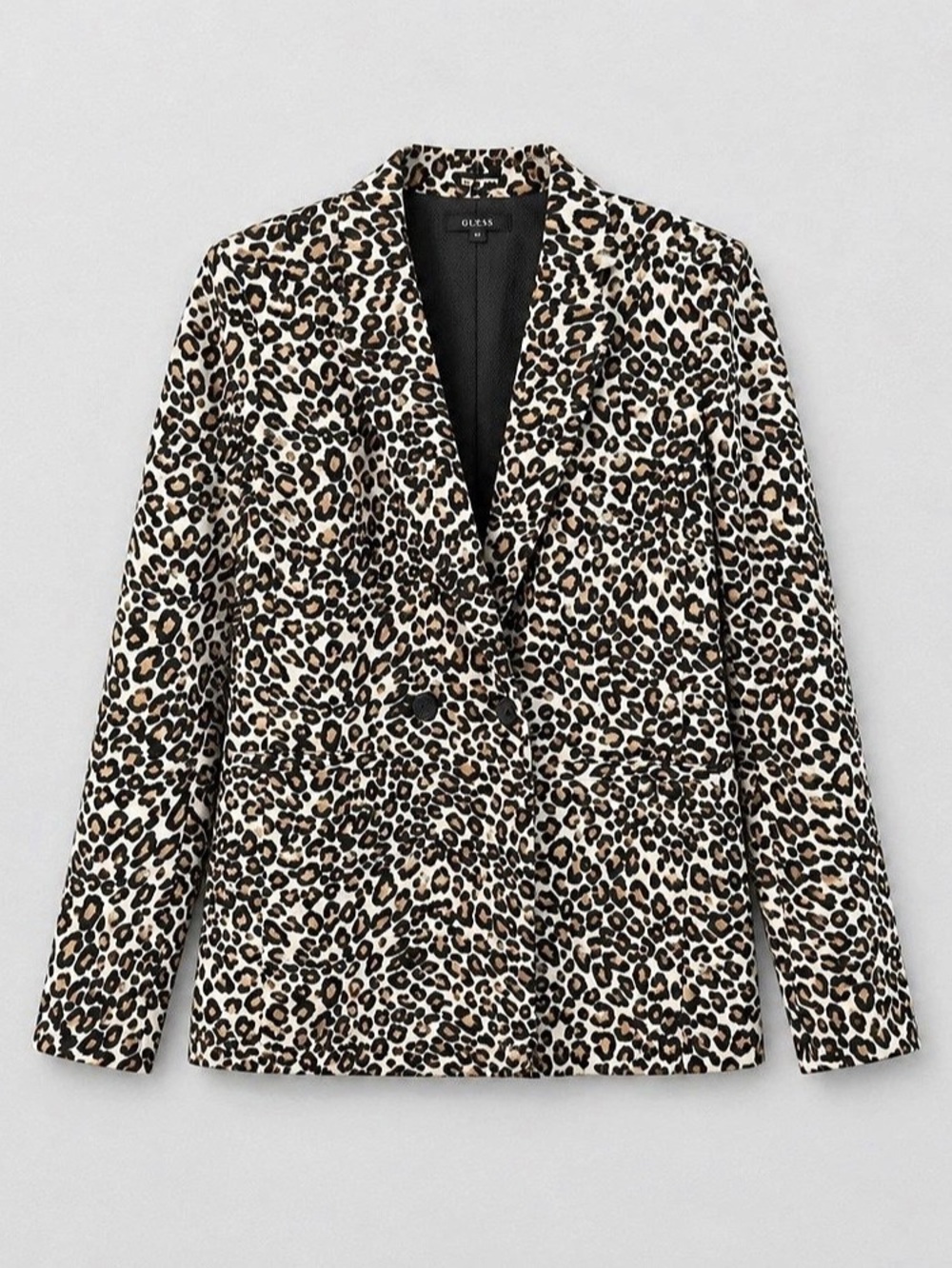 Express Leopard Print One Button Blazer Size Small Like New